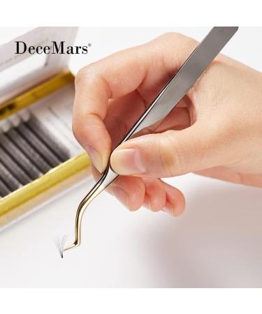 DeceMars MJP-01-US Eyelash Extensions Tweezers for Lash Artists | Precision Tools for Perfect Lashes - Buy Online on GoSupps.com