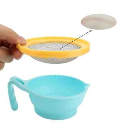 9Pcs Baby Food Masher - Multifunctional Manual Grinder & Feeder (Blue) - Buy Online on GoSupps.com