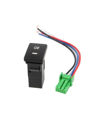 chenpaif DC12V Fog Light Push Switch 4 Wire Button For Camry Prius Corolla