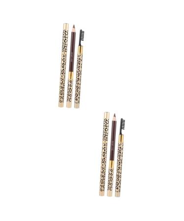 Beavorty Eyebrow Pencil 4 pcs black pencils white pencils brow gel brow brush Makeup Pencils eyeliner girl pigment highlight Brow Pencil