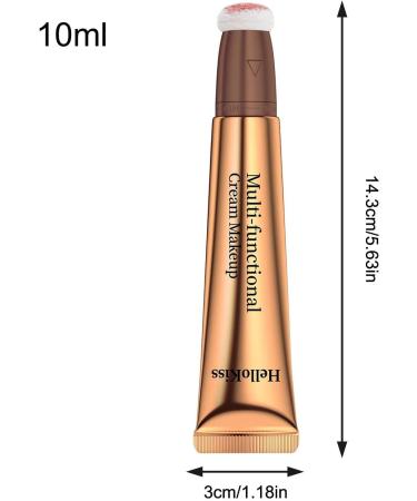 Highlighter Stick 3 in 1 Cheek Liquid Makeup | Versatile Highlighter Makeup Stick Adds Shimmer Blends Effortlessly Highlighter Contouring for Cheeks Guanglu 3# - Buy Online on GoSupps.com