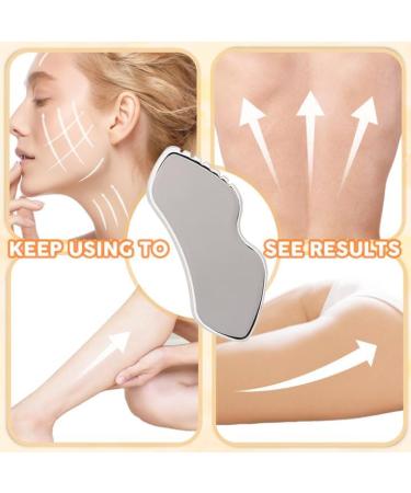 Shop Premium Gua Sha Tool | Metal Face & Body Massage Comb for Tightening & Reducing Swelling Internationally - Buy Online on GoSupps.com