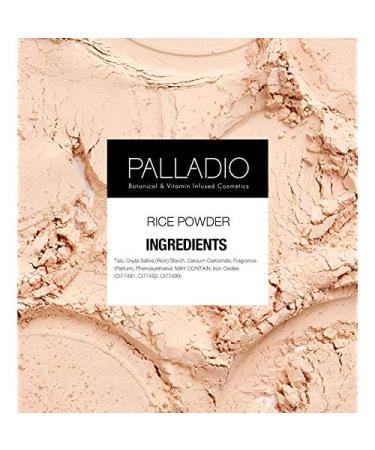 Palladio Rice Powder Translucent Loose Setting Powder - Oil Absorbing Formula for Smooth, Long-lasting Makeup - 1 Count - Buy Online on GoSupps.com