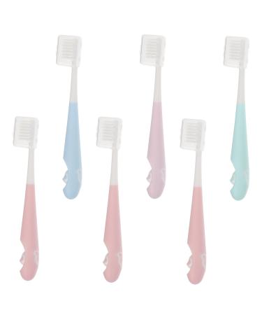 Minkissy 2 sets children's toothbrush with soft bristles waterproof toothbrush children's toothbrush travel toothbrush mouthfare cleaning agent toddler Bulk