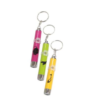 Croci Led Pointer - Mini light projector LED toy for cats assorted colors 1 piece multicolored