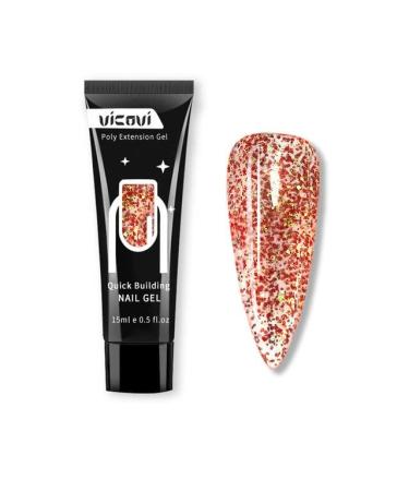 UV Gel Nail Polish Tips Extension Camouflage Builder Gel Nail Glue Fast Dry Quick Building Gel UV LED Gel Polish Manicure - (Color: 169)