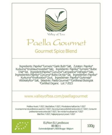 Organic Paella Spice Mix | Gourmet Spice Blend for Authentic Paella - Buy Online on GoSupps.com