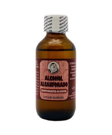 Dr Sana Camphorated Alcohol. Analgesic Tincture. Perfect for Backache Muscle and Joint Aches. 2 fl.oz