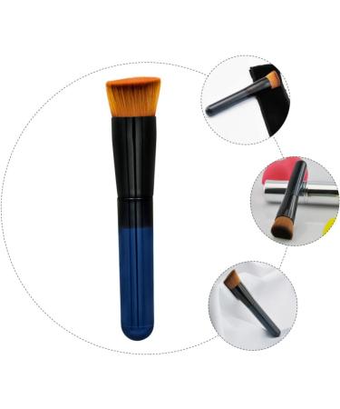 Ipetboom Inclined Flat Head Makeup Brush Makeup Brush Tool Brush for Makeup Doll Cake Pan Foundation Makeup Mahjong Earrings Women Makeup Powder Brush Miss Artificial Fiber Blush Cosmetic 11.5x2cm Black - Buy Online on GoSupps.com