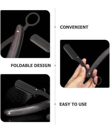 Fomiyes Stainless Steel Manual Hair Cutting Razor for Men - Precision Bartender & Eyebrow Trimmer Tools - Buy Online on GoSupps.com
