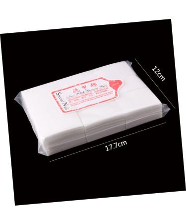  POPETPOP POPETPOP 3000 Pieces Organic Nail Polish Cotton Cosmetic Cleaning Wipes Nails Lint Free Wipes Organic Thicken White Nail Remover - Buy Online on GoSupps.com