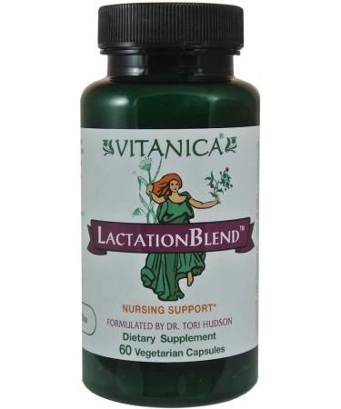 Vitanica LactationBlend Nursing Support | 60 Vegetarian Capsules for Optimal Milk Supply - Buy Online on GoSupps.com