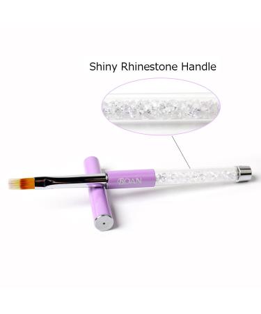 BQAN Nail Ombre Brush with Rhinestone Handle for Gel Nails | Gradient Painting Tool for Nail Design - Buy Online on GoSupps.com
