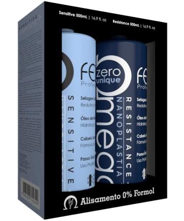  Felps Professional Felps Omega Zero Unique Nanoplastia Resistance & Sensitive Smoothing Duo Kit (2 x 1000 ml) - Buy Online on GoSupps.com