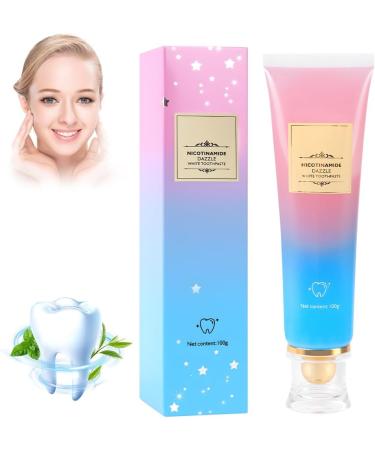  ALIIP 2PCS Niacinamide Whitening Toothpaste 100g Niacinamide Intensive Toothpaste Deep Cleaning Long-Lasting Freshness Promotes Natural Teeth Whitening - Buy Online on GoSupps.com