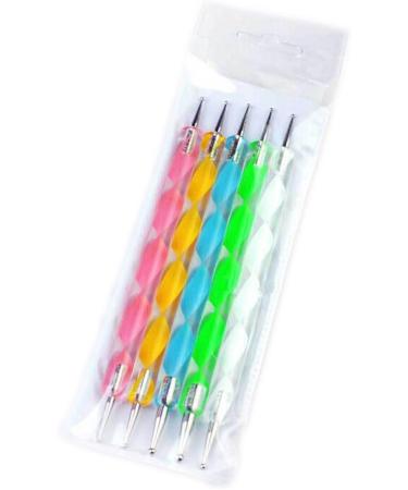 Lookathot 5pcs Professional Nail Drill Point Pencil Pen for Rhinestones Manicure Nail Art Paint & Dotting Tool DIY - Buy Online on GoSupps.com