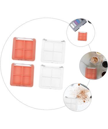 DOITOOL 16 Pcs 4 Eye Shadow Box Highlighters Storage Case Plastic Mini Eyeshadow Boxes Make up Animal Plate - Buy Online on GoSupps.com