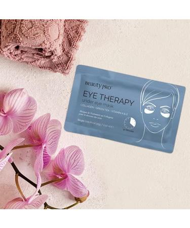 BEAUTYPRO EYE THERAPY Collagen Under Eye Masks with Green Tea Extract - 3 Applications for Puffy Eyes, Fine Lines & Wrinkles | Pamper Gift Set - Buy Online on GoSupps.com
