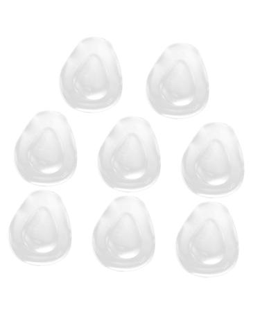 FRCOLOR 8pcs Half Foot Pads Forefoot Insert Insoles Forefoot Insoles Silicone Metatarsal Pads High Heel Shoe Pads Shoe Filler Insole Silicone High Heel Forefoot Pads Women's High Heels Gel