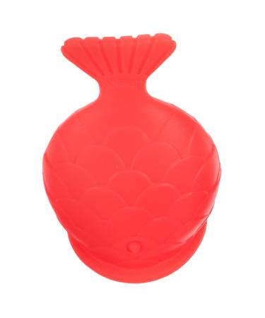 VINTORKY Silicone Fish Lip Filler (red) Lips Enhancer Plumper Lip Suction Plumping Tool Gloss Para