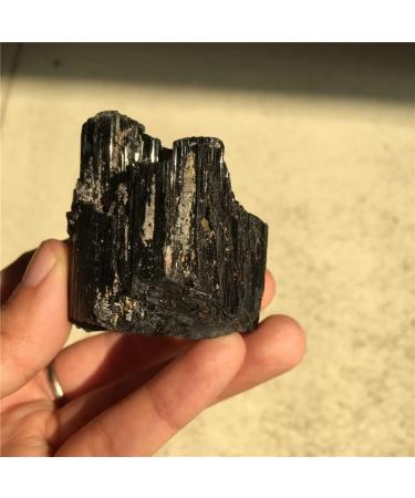 Natural Crystal Rough 1pcs Special Natural Minerals Black Tourmaline Specimen Rough Stones Reiki Healing Crystals Gemstone for Home Decoration - Buy Online on GoSupps.com