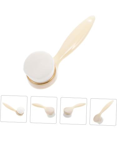 Housoutil Face Brush Handheld Face Scrubbers Manual Facial Brush Handheld Face Wash Brush Silicone Facial Brush Face Wash Brush for Pore Cleansing Silica Gel Miss Washing Device Long Handle - Buy Online on GoSupps.com