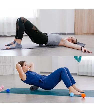 Lophe Fascia Ball Set - 3 Piece Massage Ball & Roller for Muscle Pain Relief | Blue Fascia Roller & Peanut Massage Ball for Back Tension Relief - Buy Online on GoSupps.com