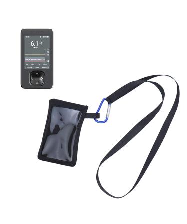 Blood Glucose Meter Case with Lanyard & Hook for Dexcom Receiver G7 Holder Pouch Diabetes Supplies