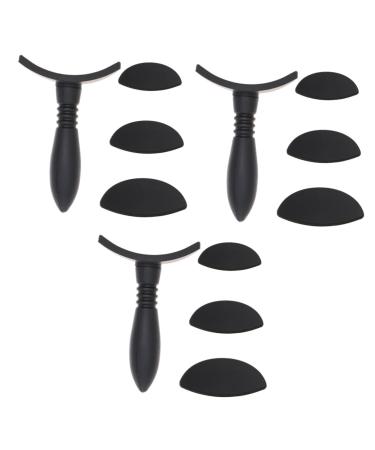 Beavorty 3 Sets Eye Shadow Stamp Lazy Eyeshadow Women Makeup Tool Practical Eyeshadow Stamp Make up The Lazy 1 count (Pack of 1) Blackx3pcs