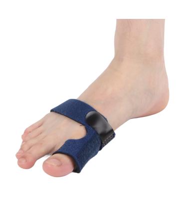 Bale corrector for large toe orthopedic bale rail straightener for large toes adjustable Hallux valgus corrector portable toe clasp (blue)