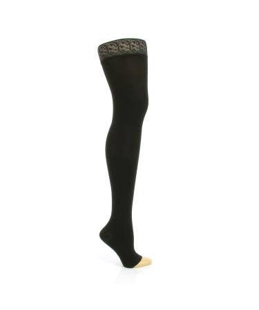 BORT AktiVen 100 CCL2 AG compression stockings short without toe 7 black