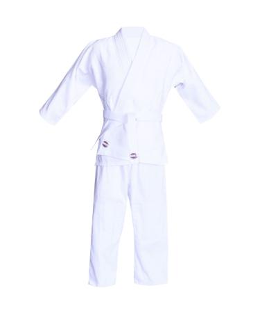 Amber Fight Gear White Judo Uniform 2 White