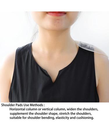 2 Pcs Soft Non-Slip Shoulder Pads Reusable Natural Breathable Shoulder Augmentation Pads for Suits T-Shirts Jackets Blazers - Buy Online on GoSupps.com