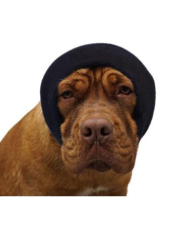 Happy Hoodie-The original sedation band for dogs & cats-for revival-noise suppression in fireworks thunderstorms pet care & strength drying-calming aid for dogs since X-Large Schwarz