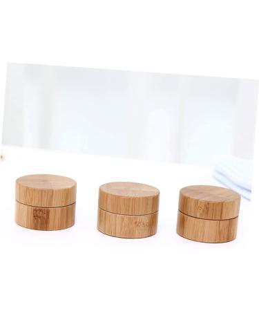 COHEALI 2 Pcs Cream Cosmetic Pot Wooden Cosmetic Jar Travel Bottles for Cosmetics Container Compact Pack - Buy Online on GoSupps.com
