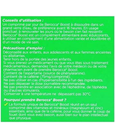Berocca Boost Effervescent 2x20 Tablets - Buy Online on GoSupps.com