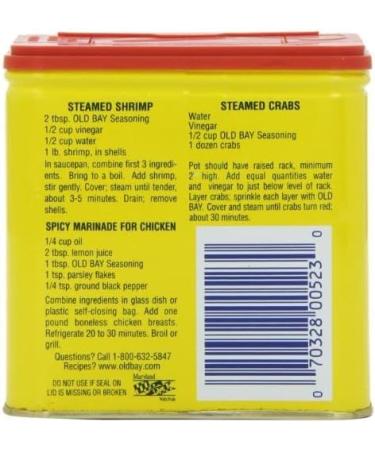 Old Bay Seasoning Can 6 oz - Authentic Maryland Spice Blend - Buy Online on GoSupps.com