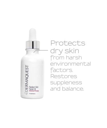 DermaQuest Advanced Therapy Radiant Skin Facial Oil - Hydrating Botanical Blend for Dry & Irritated Skin (1oz - Buy Online on GoSupps.com