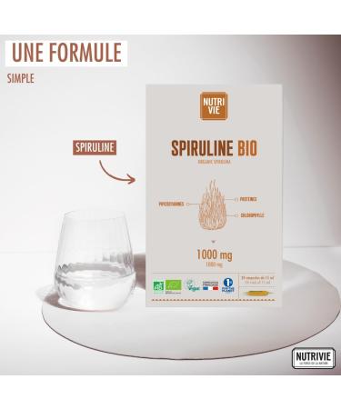 Organic Spirulina Bulbs Vegan Organic NUTRIVIE Made in France - Buy Online on GoSupps.com