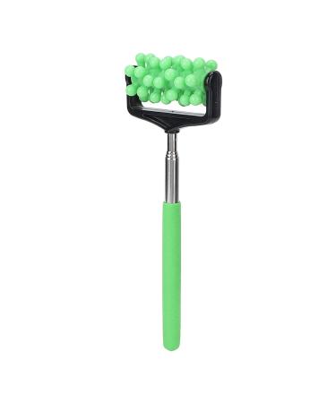 Angrek Extendable Back Scratcher & Roller Massager for Sore Muscles - Telescopic Relief Tool for Men & Women (Green) - International Shipping - Buy Online on GoSupps.com