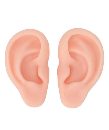 Silicone Human Ear Model - Reusable Pair for Earring Display & Stinging Lessons (Light Skin Color) - International Shipping - Buy Online on GoSupps.com