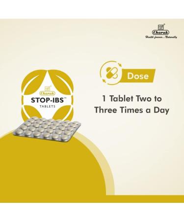 Pharma Stop-IBS Tablet for Irritable Bowel Syndrome Relief | Sunthi Bilva & Musta Herbs | 30 Tablets - Buy Online on GoSupps.com