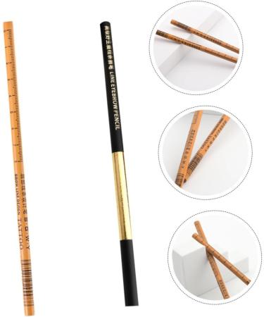 DRESSOOS 2pcs Eyebrow Pencil Eyebrow Makeup Pencils Brown Eye Liner Pencil Brow Drawing Pens Brow Pens Wooden - Buy Online on GoSupps.com