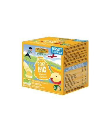 DANIVAL - ORGANIC POKI APPLE BANANA IN GOURD 8X90G
