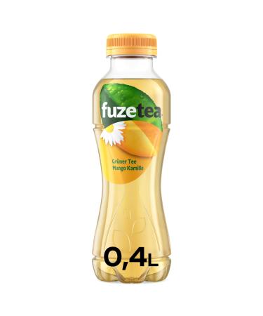 Buy Fuze Tea Green Tea Mango Chamomile - Refreshing Low-Calorie Fusion (12 x 400 ml) | Sustainable One-Way Bottles - International Shipping - Buy Online on GoSupps.com