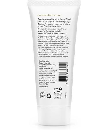 Manuka Doctor Peppermint Foot & Heel Cream - Buy Online on GoSupps.com