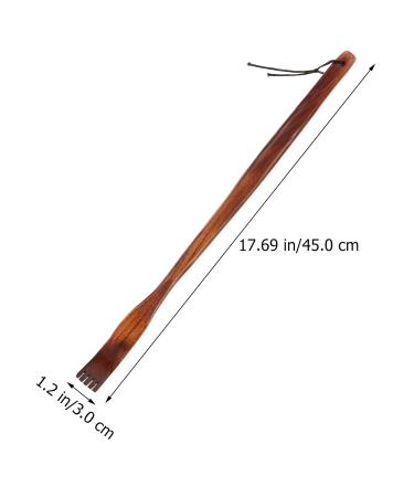 Buy Lurrose Wood Back Scratcher - Long Curved Handle for Itching Relief | International Shipping Available - Buy Online on GoSupps.com