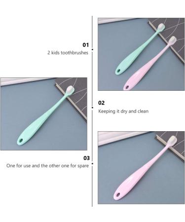 TOYANDONA 2pcs Extra Soft Toothbrush for Optimal Gum Care | Best Training Toothbrush for Kids - Buy Online on GoSupps.com