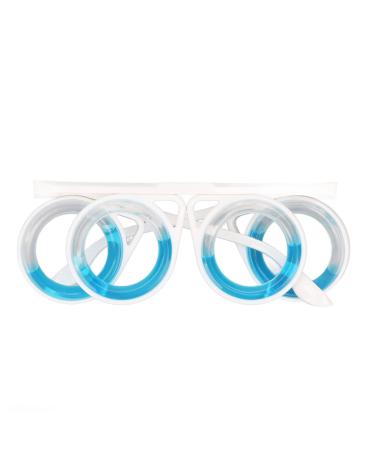 Anti Motion Sickness Glasses Relieve Carsickness Airsickness Seasickness Glasses Ultra Light Portable Nausea Relief Glasses for Travel No Lens Liquid Glasses for Adults or Kids