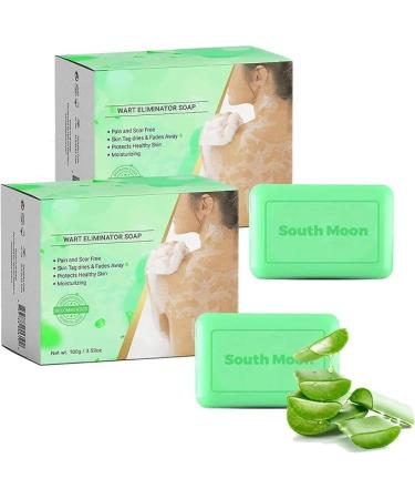 (100% Effective) 2PCS SmoothSkin Soap | Natural Aloe Vera Soap | Natural Smoothskin Soap | Moisturizing Instant Blemish Soap for All Skin Type | 100g/3.52fl.oz